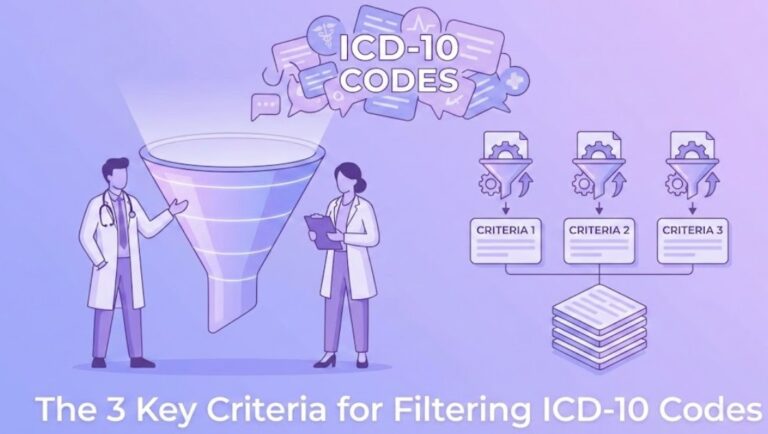 3 Key Criteria for Filtering ICD 10 Codes