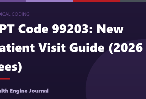 CPT Code 99203: New Patient Visit Guide (2026)