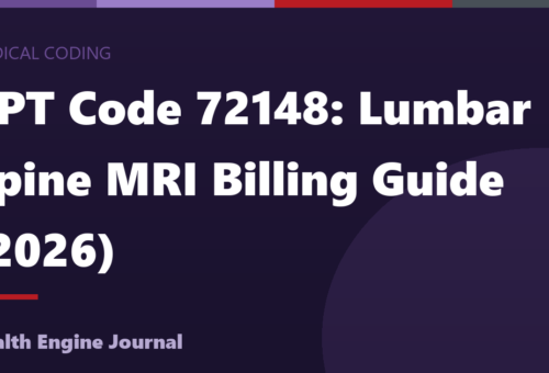 CPT Code 72148: Lumbar Spine MRI Guide (2026)