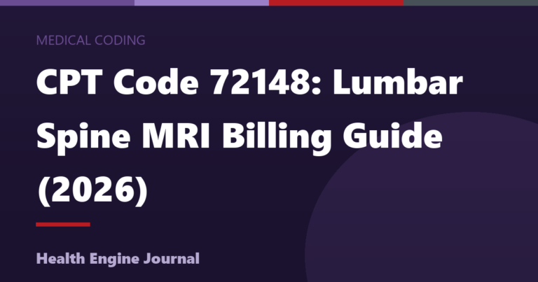 CPT Code 72148: Lumbar Spine MRI Guide (2026)