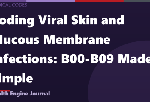 B00-B09 ICD-10 Codes: Viral Skin Infection Guide
